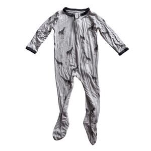 Kyte bamboo giraffe zipper footies